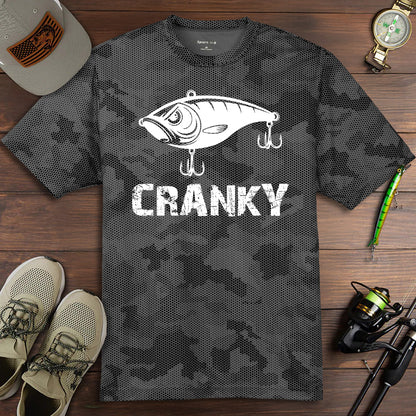 Cranky Crankbait - Performance Cameo T-Shirt