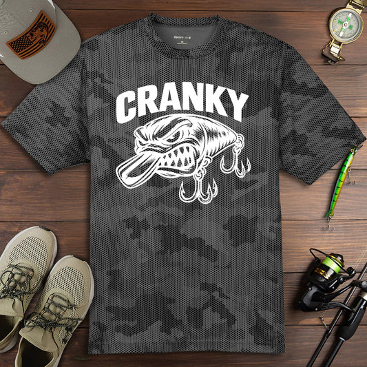 Cranky Crankbait - Performance Cameo T-Shirt